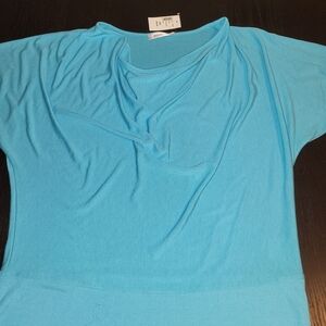 Ricki's Sky Blue Draped Blouse